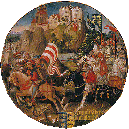 Lopold Ier de Babenberg - Extrait de la gnalogie des Babenberg, Abbaye de Klosterneuburg - 1489 - 1492